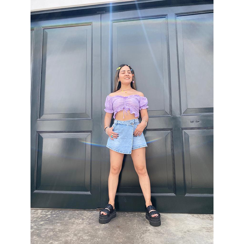 FALDA SHORT JEANS